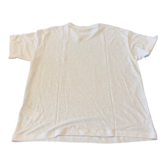 Madewell Linen-Blend Crewneck Oversized Tee Size Small - Picture 9 of 11